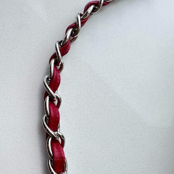 RARE Vintage Chanel No. 5 Canvas Chain Flap Bag - Picture 6 of 12